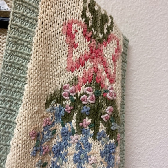 MARISA CHRISTINA II Hand Knit EmbellishedVest (1X) - Picture 4 of 9